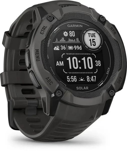 Смарт-годинник Garmin Instinct 2X Solar Graphite (010-02805-10/00/24) 612665 фото