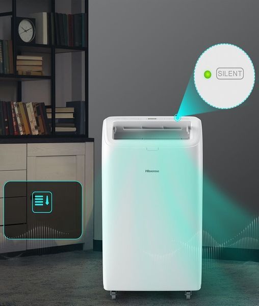 Мобільний кондиціонер HISENSE APH09QC WiFi Осушення Обігрів 2143100 фото