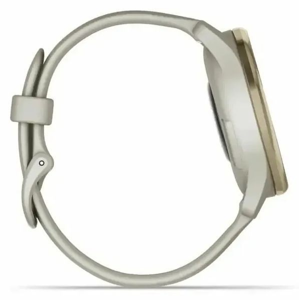 Смарт-годинник Garmin Vivomove Trend Cream Gold S. Steel Bezel w. F. Gray Case and S. Band (010-02665-02) 612687 фото
