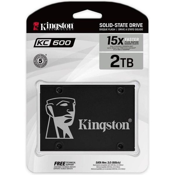 SSD накопитель Kingston KC600 2 TB (SKC600/2048G) 001926 фото
