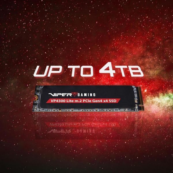 SSD накопичувач PATRIOT Viper VP4300 Lite 4 TB (VP4300L4TBM28H) 001976 фото