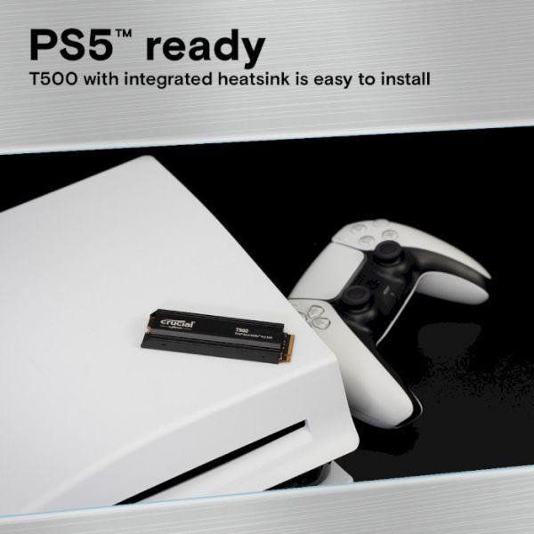 SSD накопичувач Crucial T500 1 TB with Heatsink (CT1000T500SSD5) 001876 фото