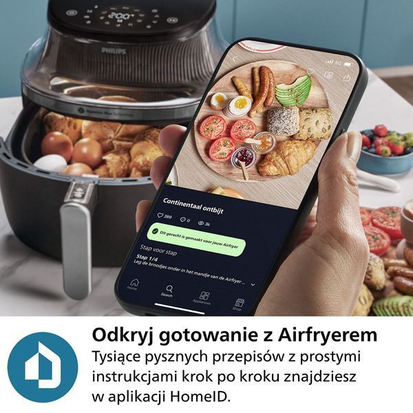 Фритюрница без масла PHILIPS Ovi NA331/10 6.2 л 12 программ 2086399 фото