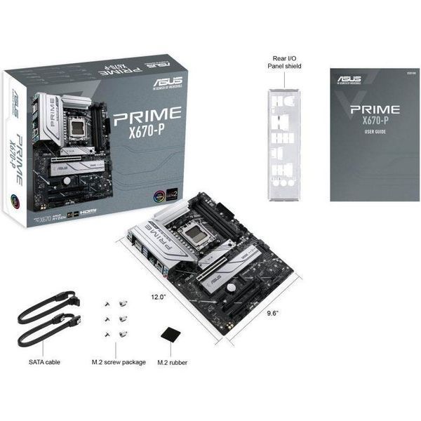 Материнська плата ASUS PRIME X670-P (90MB1BU0-M0EAY0) 022793 фото