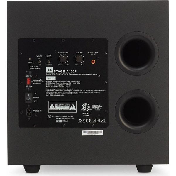 Сабвуфер JBL Stage A100P Black (JBLA100PBLK) 039592 фото