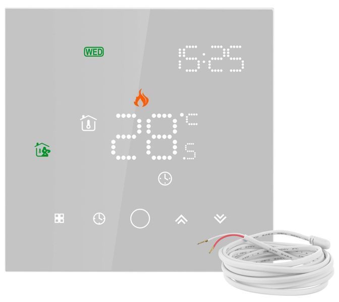Греющий мат под плитку MISSION AIR MA-160W/m 12 м&sup2; (24 м x 50 см) + регулятор Leo Белый WiFi e2066380 фото