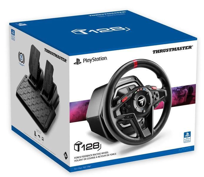 Комплект (руль, педали) ThrustMaster T128 PS4, PS5, PC (4160781) 017842 фото