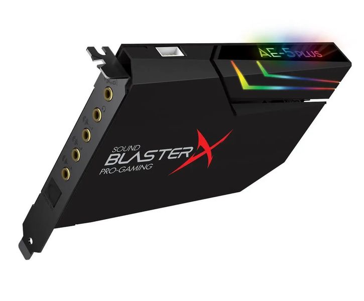 Звуковая карта внутренняя Creative Sound Blaster X AE-5 Plus (70SB174000003) 321818 фото