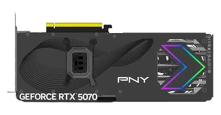 Відеокарта PNY GeForce RTX 5070 ARGB EPIC-X RGB Overclocked Triple Fan (VCG507012TFXXPB1-O) 572301 фото