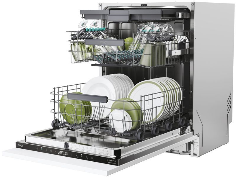 Посудомийна машина CANDY Rapido CNS 4A4S3PSB Maxi Tub PowerWash Tub Light Aqua Stop 2059998 фото