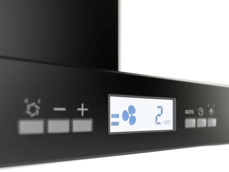 Вытяжка Т-образная Globalo Nomina isola 90.4 sensor Black 010850 фото