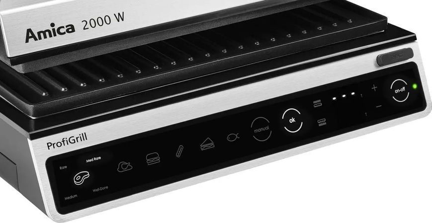 Електрогриль притискний Amica GK 5011 ProfiGrill 012279 фото