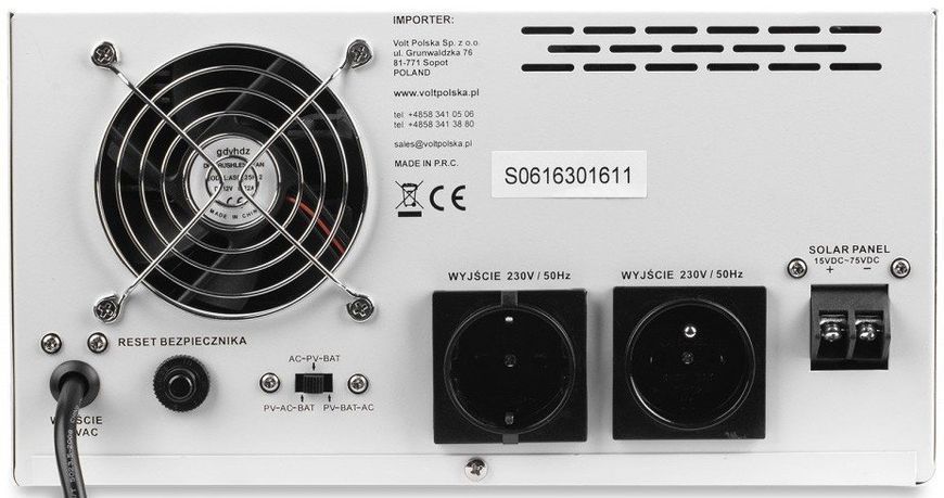 Інвертор Volt Polska Sinus PRO 7000 S 48/230V 015122 фото