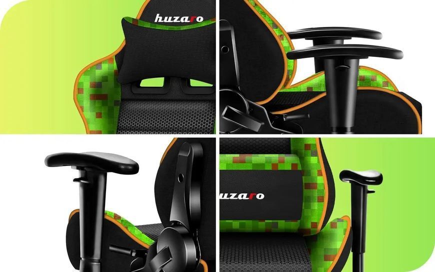Комп'ютерне крісло для геймера Huzaro Ranger 6.0 Pixel Mesh 018772 фото