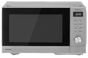 Мікрохвильова піч PANASONIC NN-SD37QSEPG 1000 Вт діаметр 28.8 см об'єм 29 л срібляста 2084922 фото
