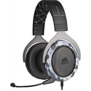 Навушники з мікрофоном Corsair HS60 Haptic Artic Camo (CA-9011225) 029741 фото