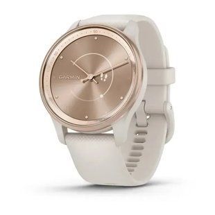 Смарт-часы Garmin Vivomove Trend Peach Gold S. Steel Bezel w. Ivory Case and S. Band (010-02665-01) 613102 фото