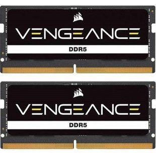 Пам'ять для ноутбуків Corsair 32 GB (2x16GB) SO-DIMM DDR5 5600 MHz Vengeance (CMSX32GX5M2A5600C48) 033910 фото