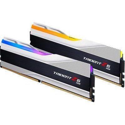 Память для настольных компьютеров G.Skill 32GB (2x16GB) DDR5 6400MHz Trident Z5 RGB Silver (F5-6400J3239G16GX2-TZ5RS) 027740 фото