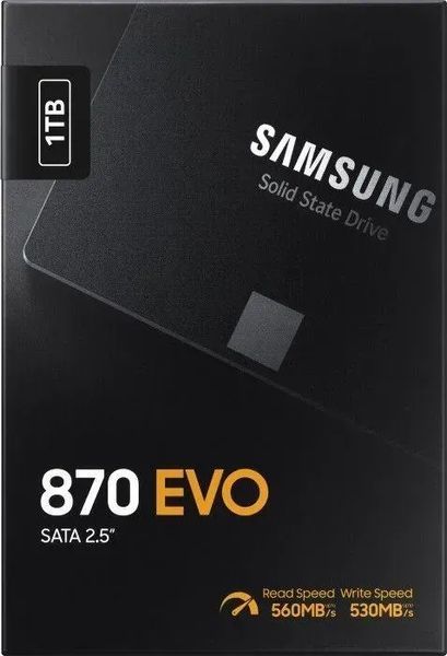 SSD накопичувач Samsung 870 EVO 1 TB (MZ-77E1T0B) 336035ua фото