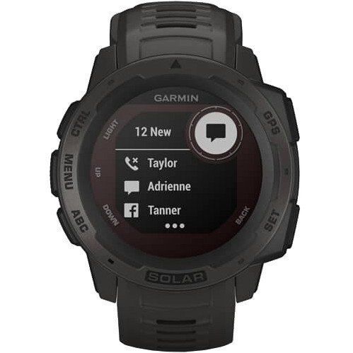 Смарт-часы Garmin Instinct Solar Graphite (010-02293-00) 035096 фото