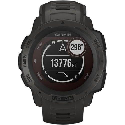 Смарт-часы Garmin Instinct Solar Graphite (010-02293-00) 035096 фото