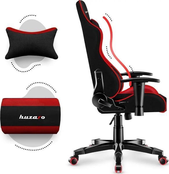Комп'ютерне крісло для геймера Huzaro Ranger 6.0 Mesh Red 018773 фото