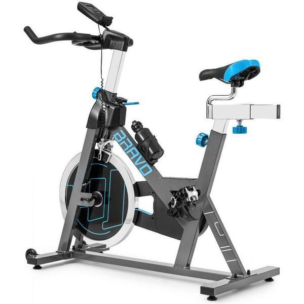 велотренажер механический Hop-Sport HS-045IC Bravo Blue (5902308219359) 009954 фото