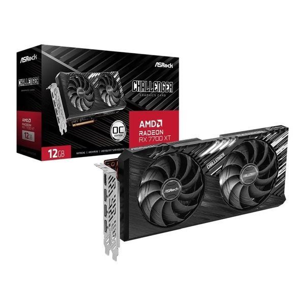 Відеокарта ASRock Radeon RX 7700 XT Challenger 12GB OC (RX7700XT CL 12GO) 008715 фото