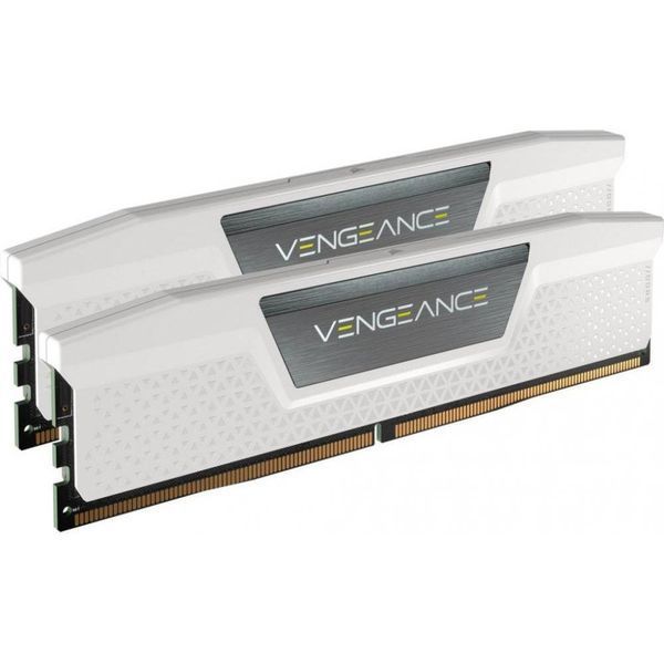 Пам'ять для настільних комп'ютерів Corsair 32 GB (2x16GB) DDR5 5600 MHz Vengeance White (CMK32GX5M2B5600C40W) 027590 фото