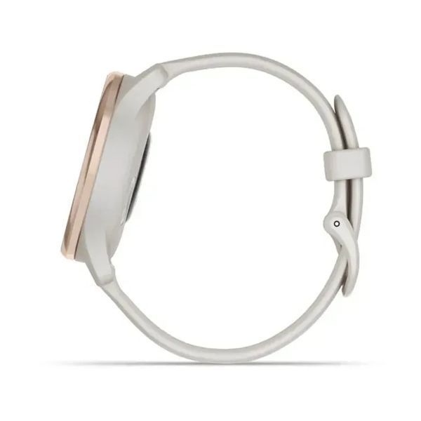 Смарт-годинник Garmin Vivomove Trend Peach Gold S. Steel Bezel w. Ivory Case and S. Band (010-02665-01) 613102 фото