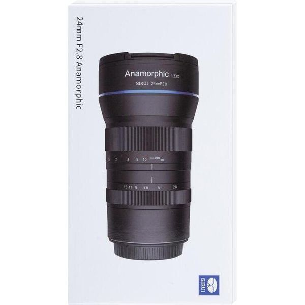 Анаморфный объектив Sirui 24mm f/2.8 Anamorphic 1.33x Fuji X-Mount (SR24-X) 004128 фото