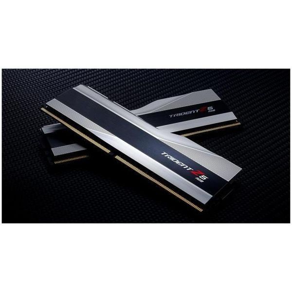 Память для настольных компьютеров G.Skill 32GB (2x16GB) DDR5 6400MHz Trident Z5 RGB Silver (F5-6400J3239G16GX2-TZ5RS) 027740 фото