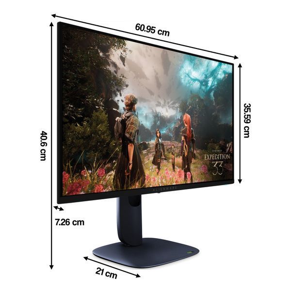 Монітор DELL Alienware AW2725Q 27" 3840x2160px 240Hz 0.03 ms [GTG] 2078698 фото