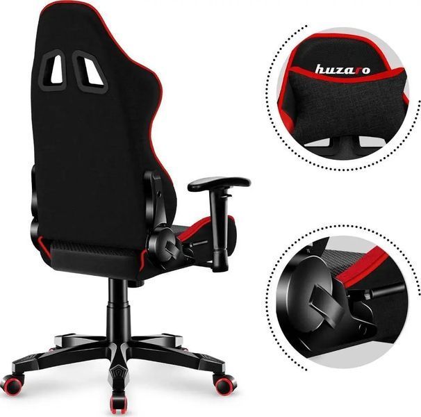 Комп'ютерне крісло для геймера Huzaro Ranger 6.0 Mesh Red 018773 фото