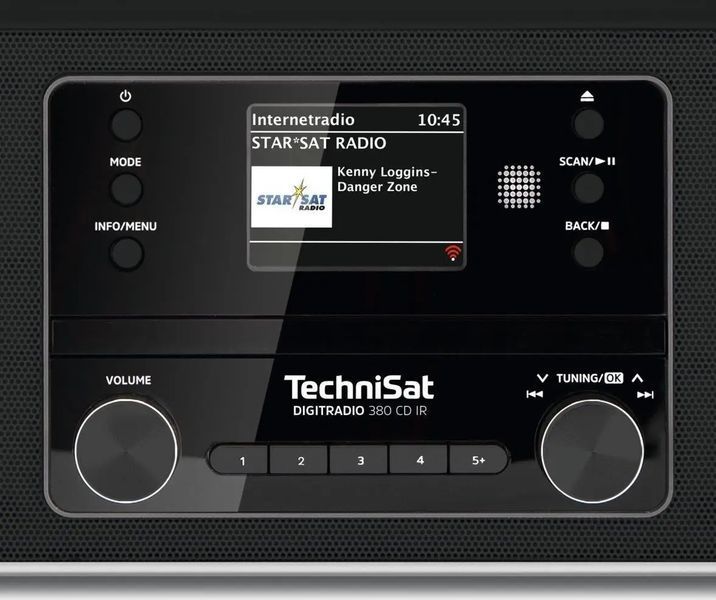 Радиоприемник TechniSat DigitRadio 380 CD IR Black 039138 фото