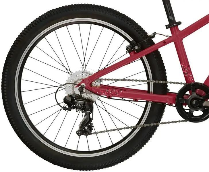 Велосипед гірський (MTB) Kross Lea Jr 1.0 24 2024 Burgurdy 603313 фото