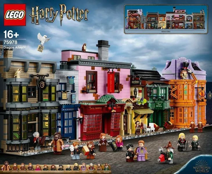 Блочный конструктор LEGO Harry Potter Косой переулок (75978) 613531 фото