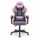 Комп'ютерне крісло для геймера Hell's HC-1004 PINK-GREY Fabric 018575 фото 1