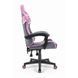 Комп'ютерне крісло для геймера Hell's HC-1004 PINK-GREY Fabric 018575 фото 4