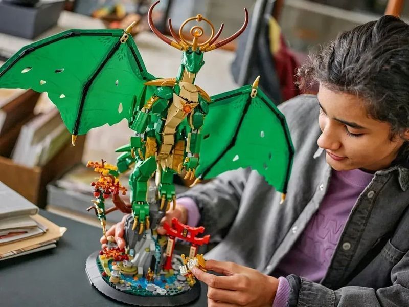 Блочный конструктор LEGO Ninjago Часовой дракон (71847) 613413 фото