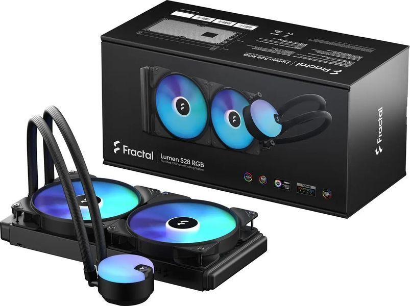 Водяне охолодження Fractal Design Lumen S28 RGB v2 (FD-W-L1-S2812) 013172 фото
