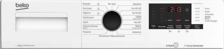 Стиральная машина автоматическая Beko WUV8612WPBSE 461847ua фото