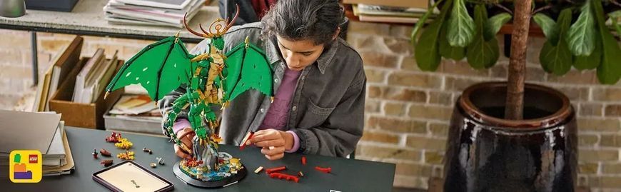 Блочный конструктор LEGO Ninjago Часовой дракон (71847) 613413 фото