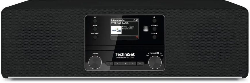 Радиоприемник TechniSat DigitRadio 380 CD IR Black 039138 фото