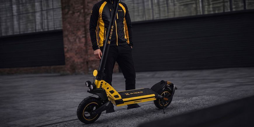 Электросамокат XRIDER F10 Special Max Edition черно-желтый 2142556 фото