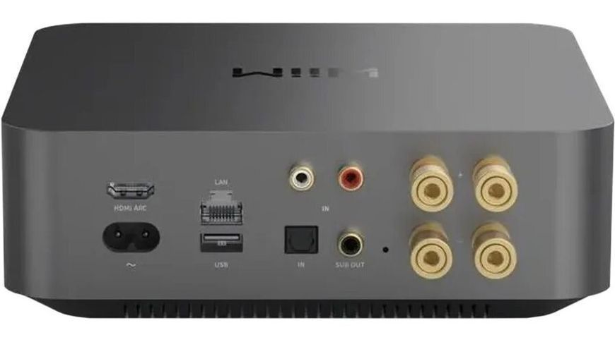 Інтегрований підсилювач/Стрімер/Мережевий плеєр WIIM AMP PRO Темно-сірий, HDMI ARC, Wi-Fi, Bluetooth, DLNA, Spotify Connect 2044243 фото