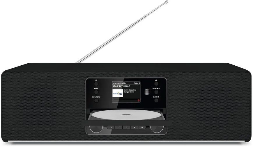Радиоприемник TechniSat DigitRadio 380 CD IR Black 039138 фото