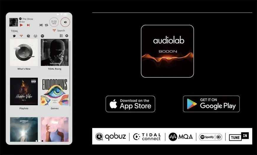 Мережевий аудіопрогравач Audiolab 9000N Silver 607116 фото