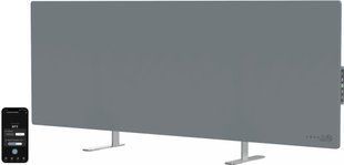 Електричний обігрівач AENO Premium Eko Smart Led AGH0005S Сірий Wi-Fi 577167 фото